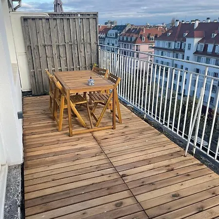 Le Brasilia - Appartement Neuf Pour 4 Personnes Avec Terrasse Strasburgo Esterno foto