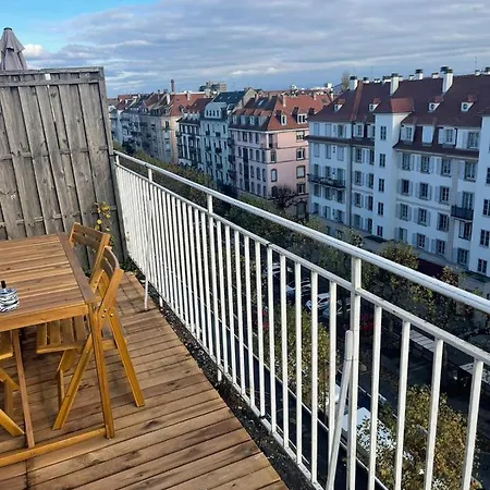 Le Brasilia - Appartement Neuf Pour 4 Personnes Avec Terrasse Strasburgo Esterno foto